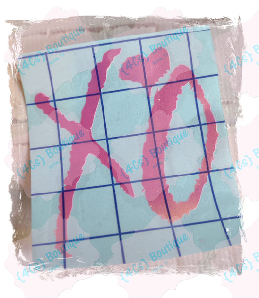 XO The Weekend Pink Opal Decal