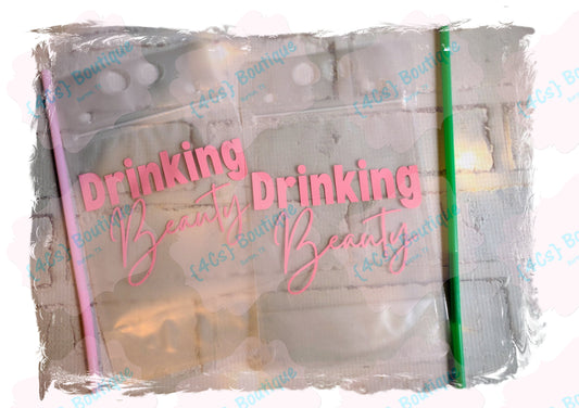 Drinking Beauty (Pink) Adult Drink Pouch