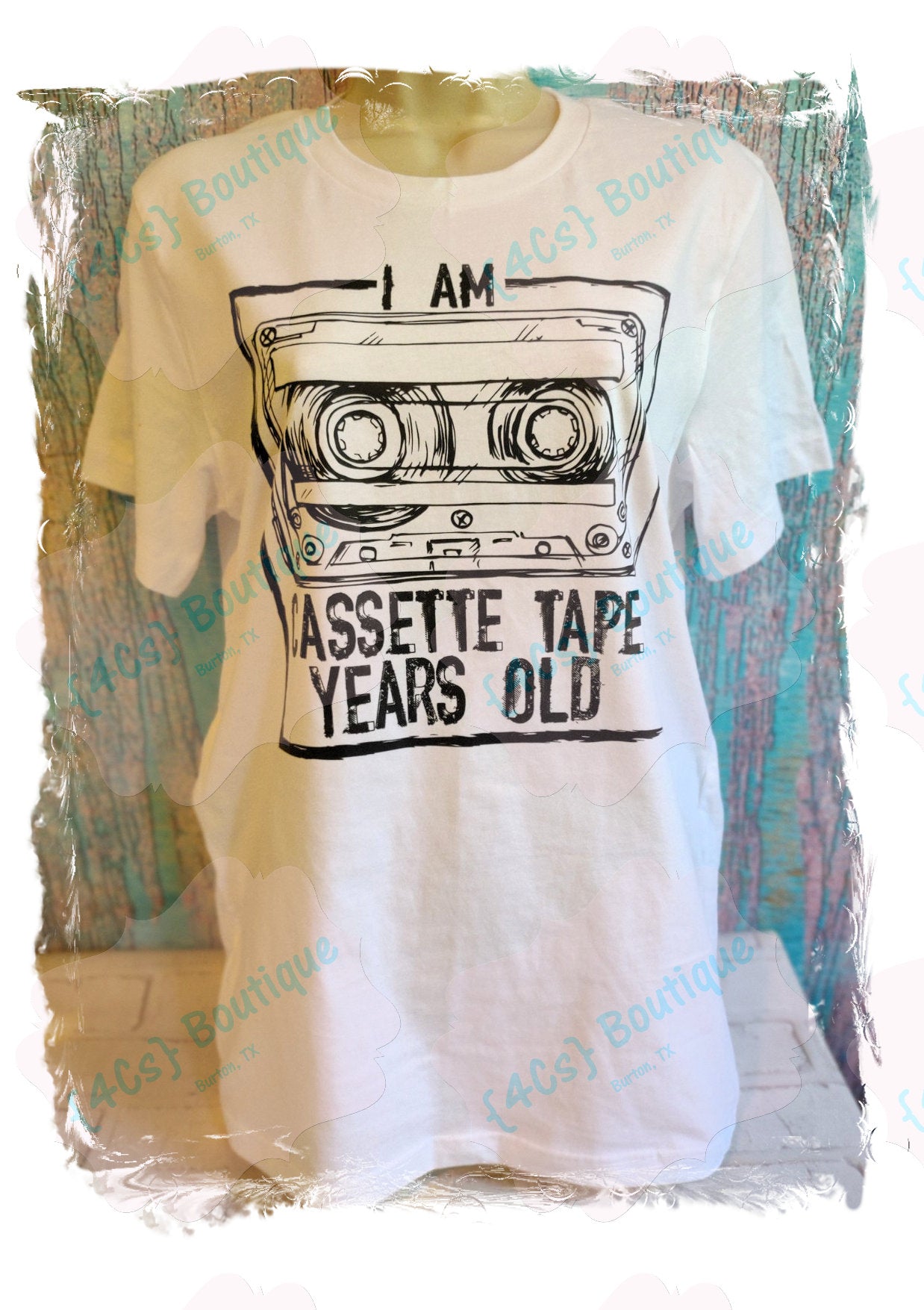 I Am Cassette Tape Years Old Shirt