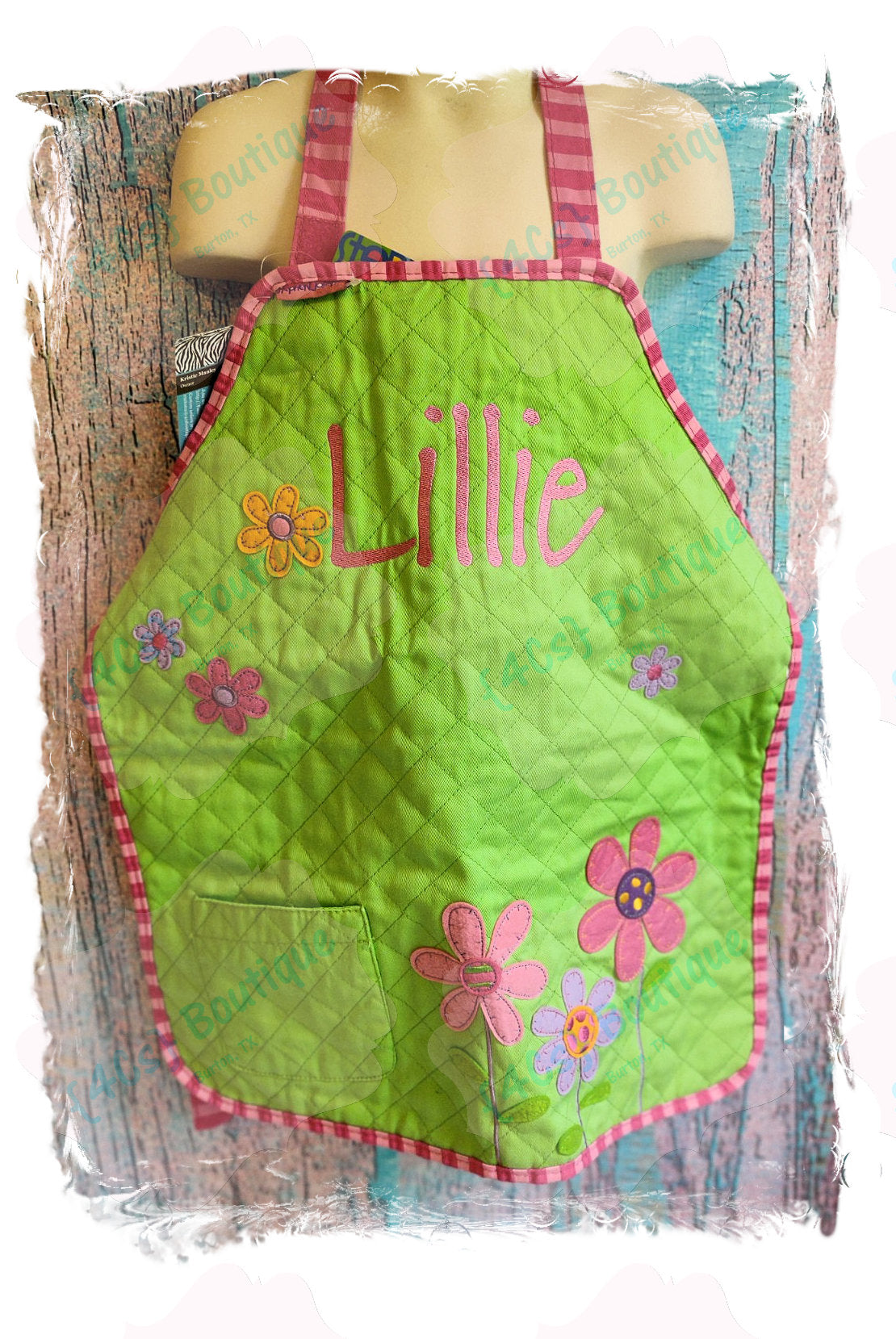 "Lillie" Quilted Child's Stephen Joseph Apron