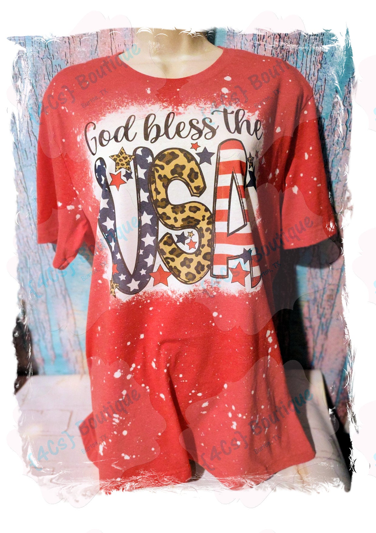 God Bless The USA Sublimation Shirt