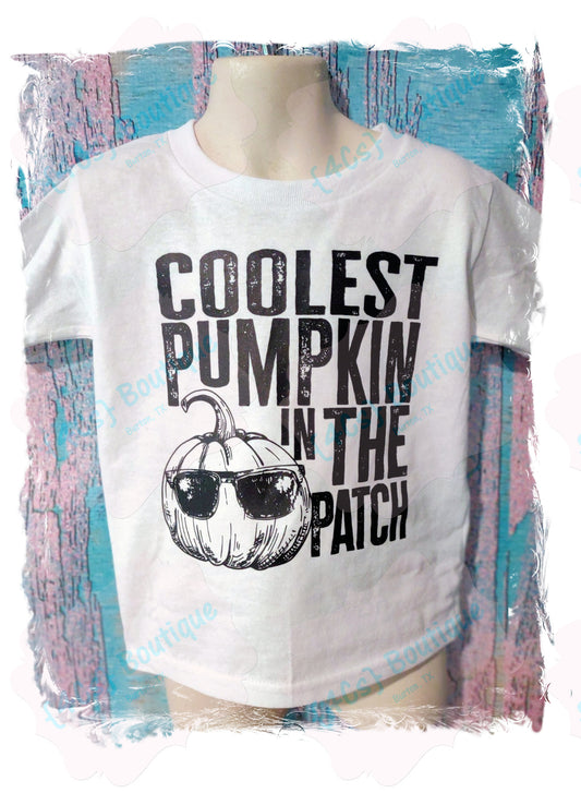 Coolest Pumpkin In The Patch Kids Shirt