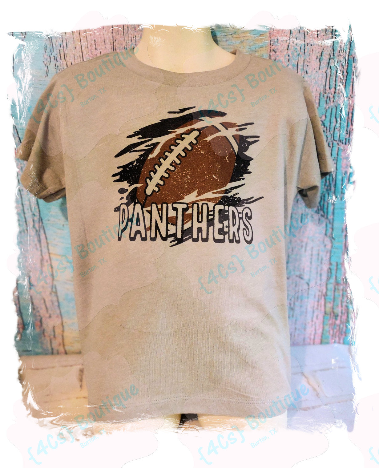 Panthers Football Kids Sublimation Shirt