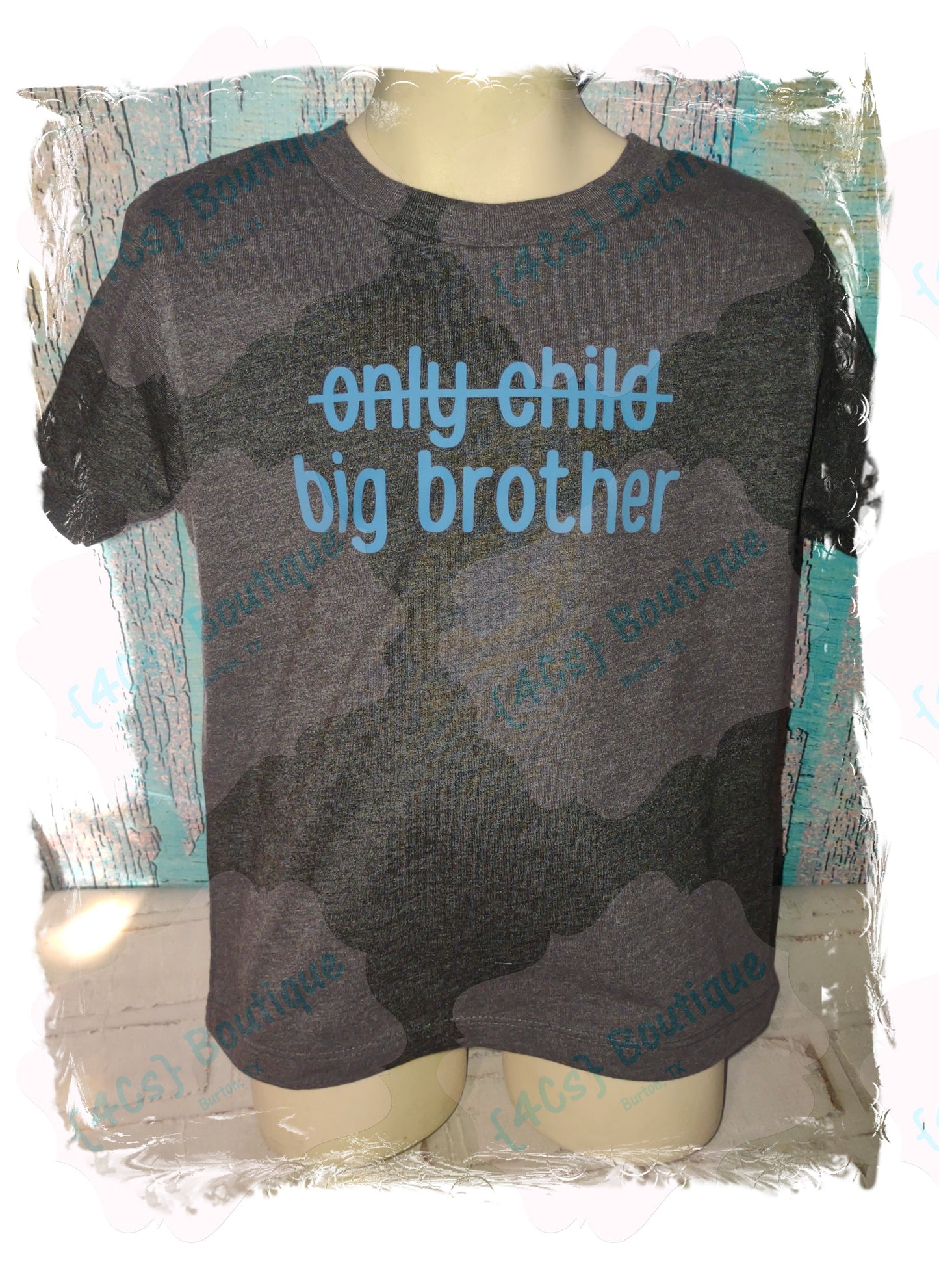 Only Child/Big Brother Kids Shirt