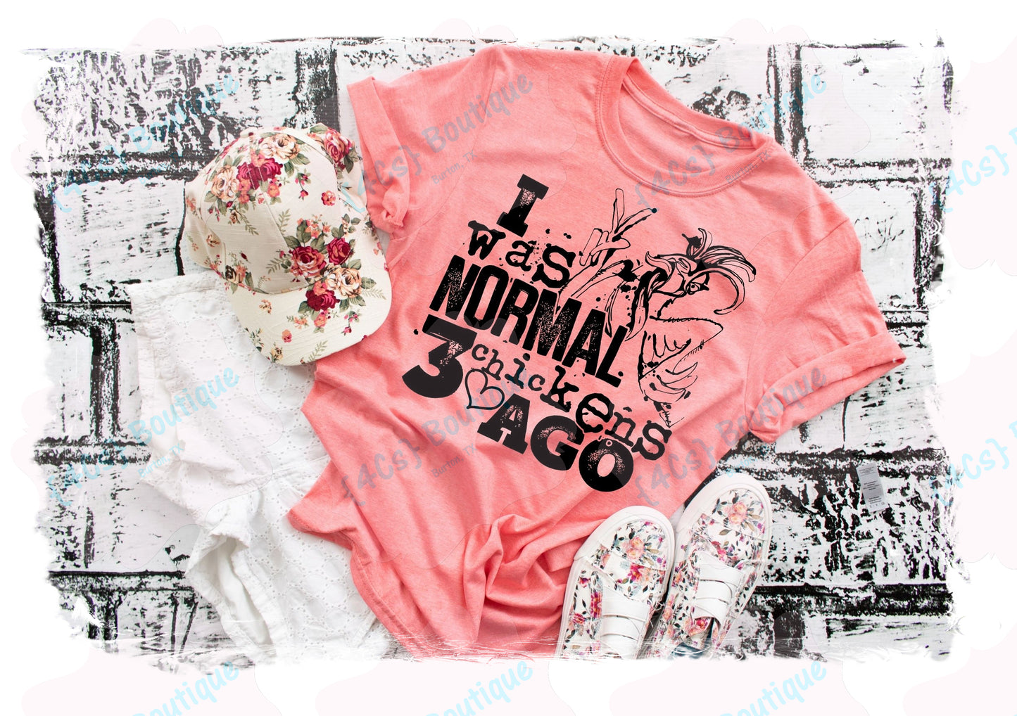 I Was Normal 3 Chickens Ago Shirt