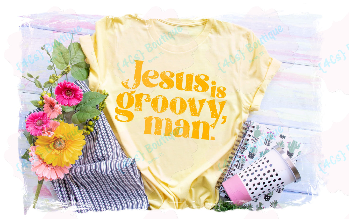 Jesus Is Groovy Man Shirt