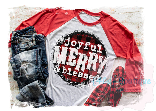 Joyful Merry & Blessed Shirt