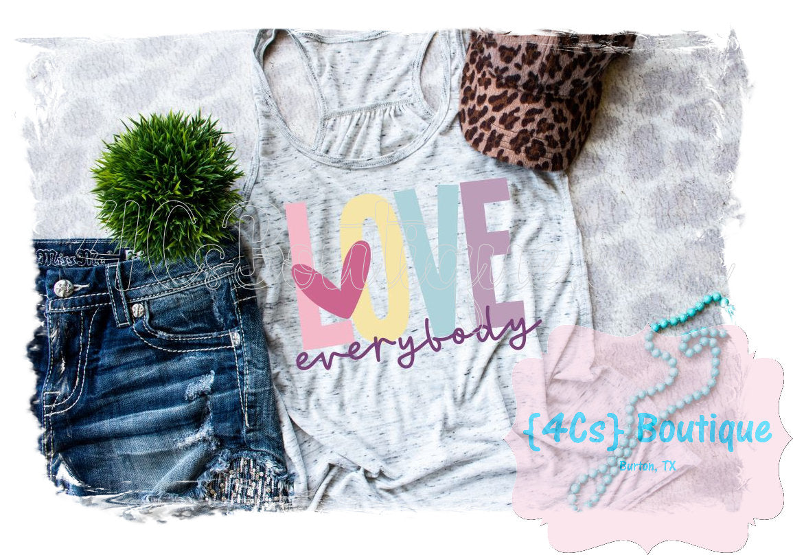 Love Everybody Shirt | 4Cs Boutique