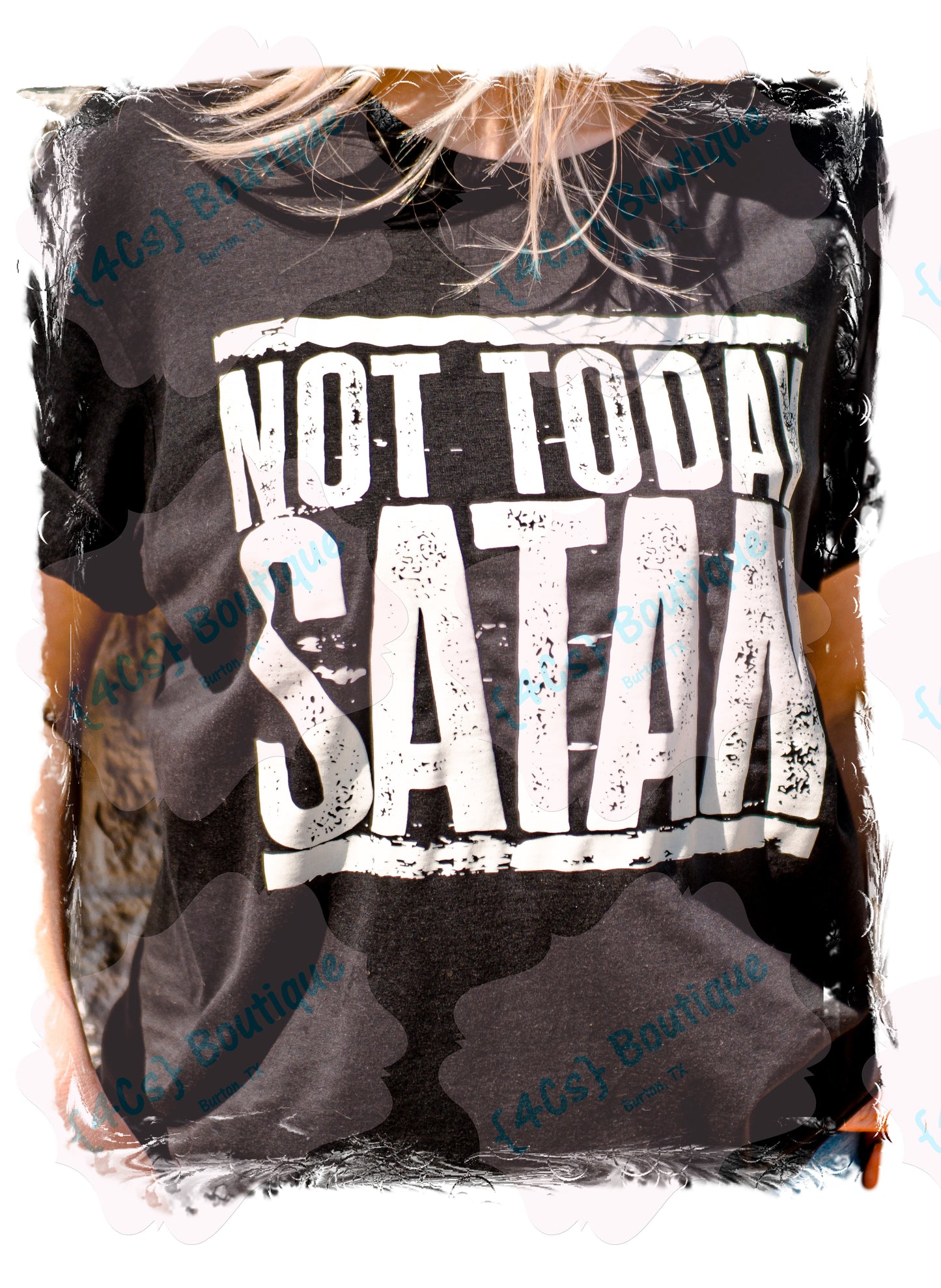 Not Today Satan Shirt | 4Cs Boutique