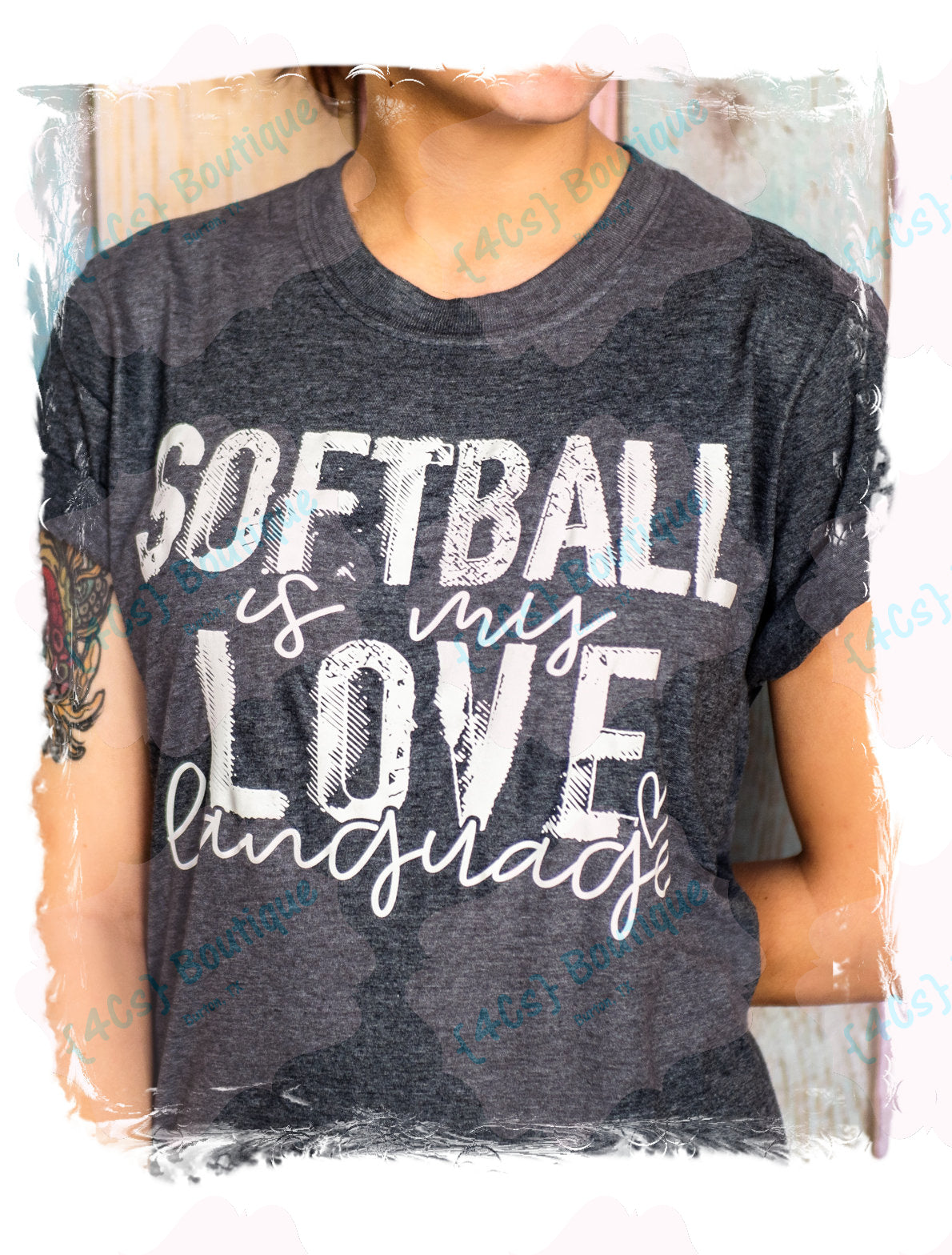 Softball Is My Love Language Shirt