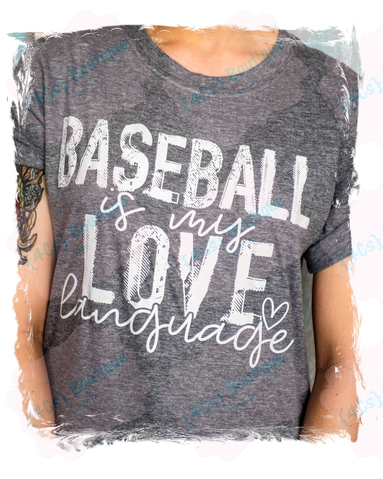 Baseball Is My Love Language Shirt