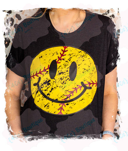 Softball Smiley Shirt