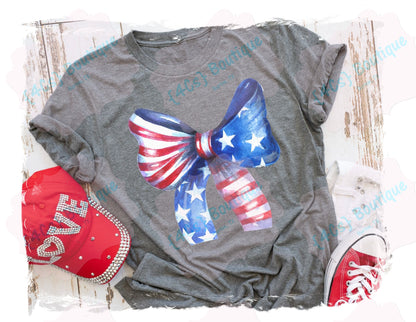 Patriotic Bow Shirt