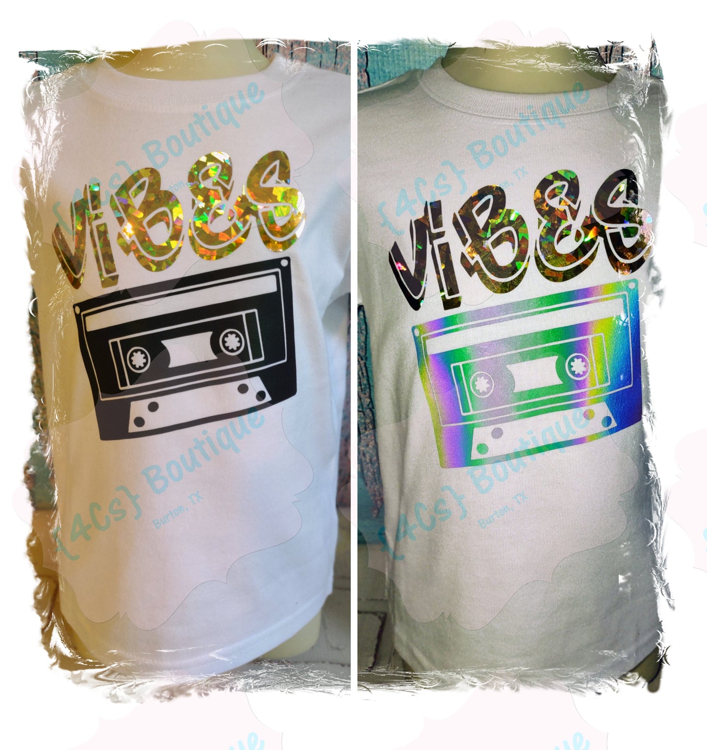 Vibes Cassette Tape Kids Shirt