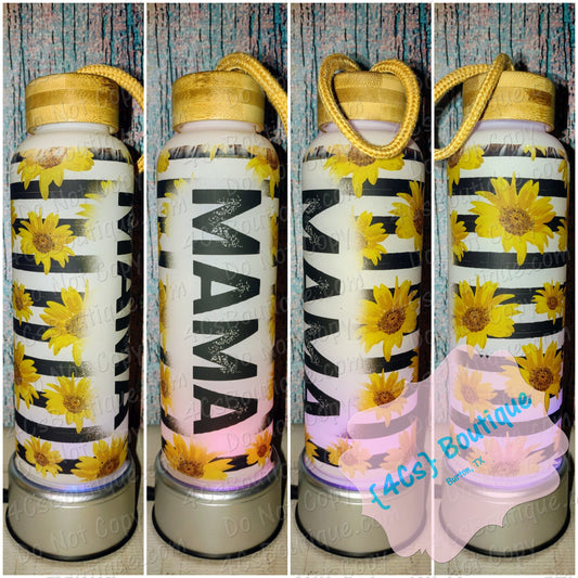 Mama Sunflower Water Bottle