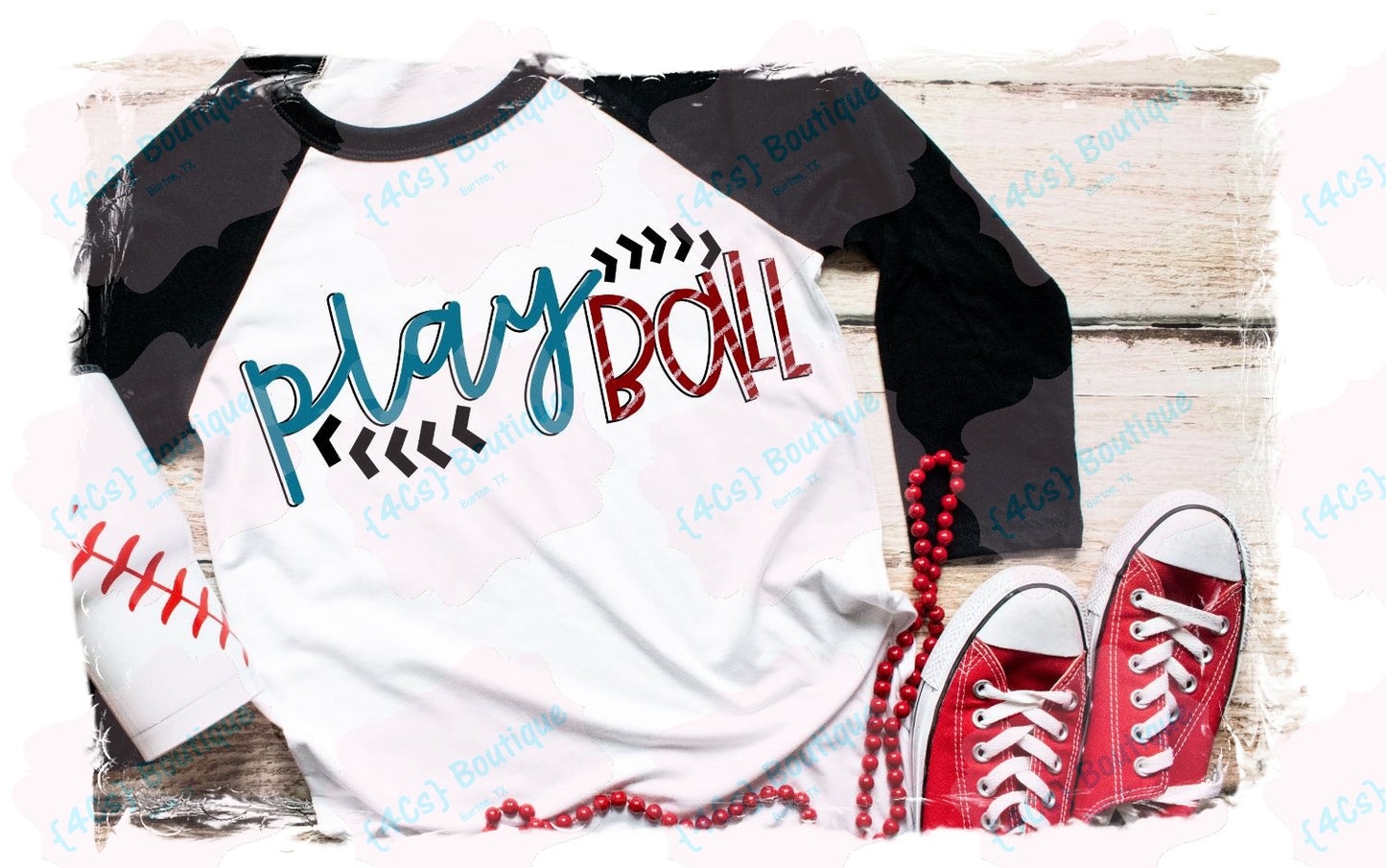 Play Ball Shirt | Baseball Collection | 4Cs Boutique