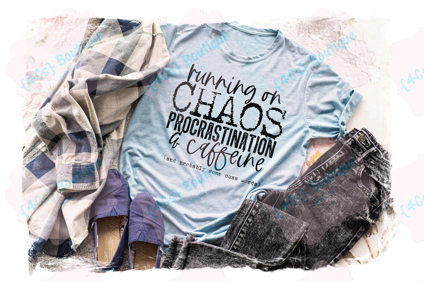 Running on Chaos Procrastination & Coffee Shirt