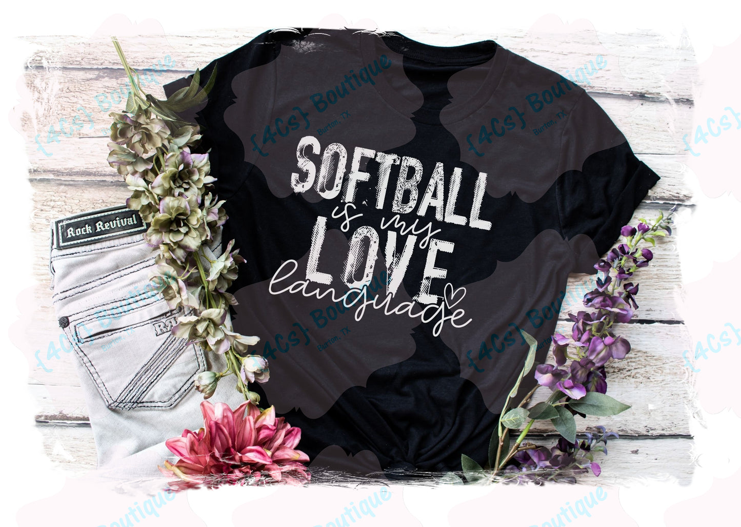 Softball Is My Love Language Shirt