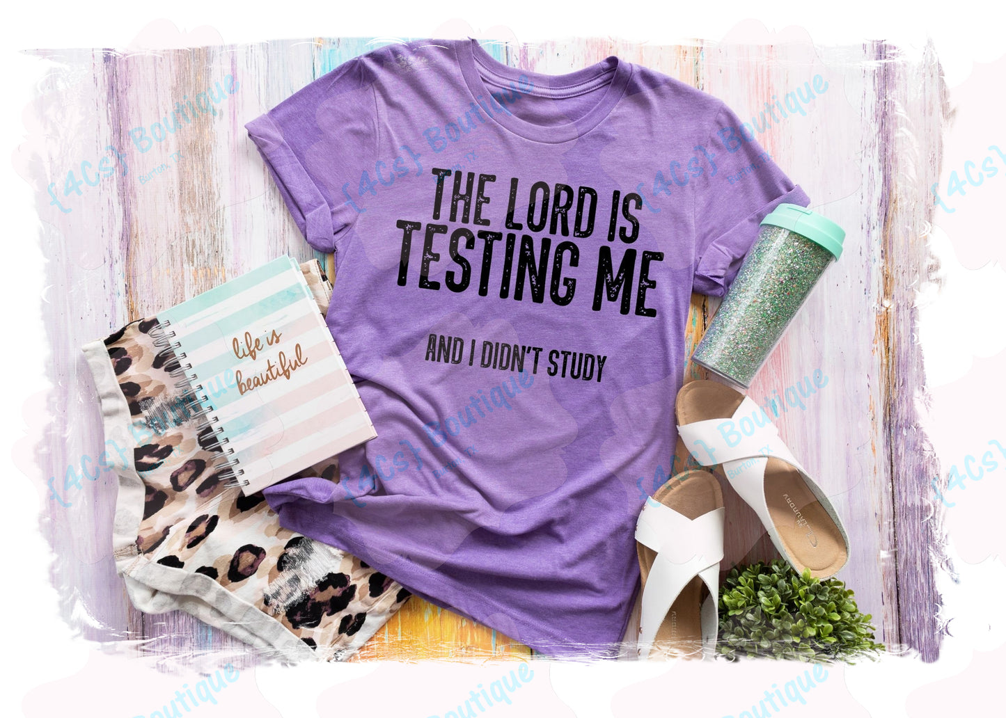 The Lord Is Testing Me And I Didn't Study Shirt