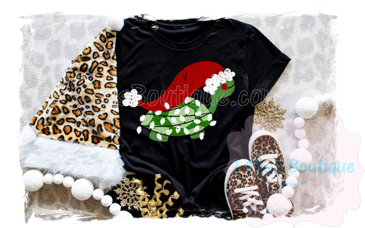 Turtle Santa Kids Shirt